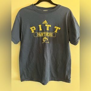 NWOT Adidas Pitt Panthers T-shirt Pittsburgh College Men's
